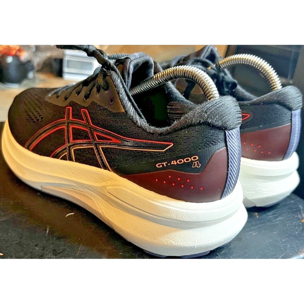 ASICS GT-4000 4 Women's Size 9.5 Wide Black/Coral Reef Running Shoes Sneakers - Picture 9 of 10